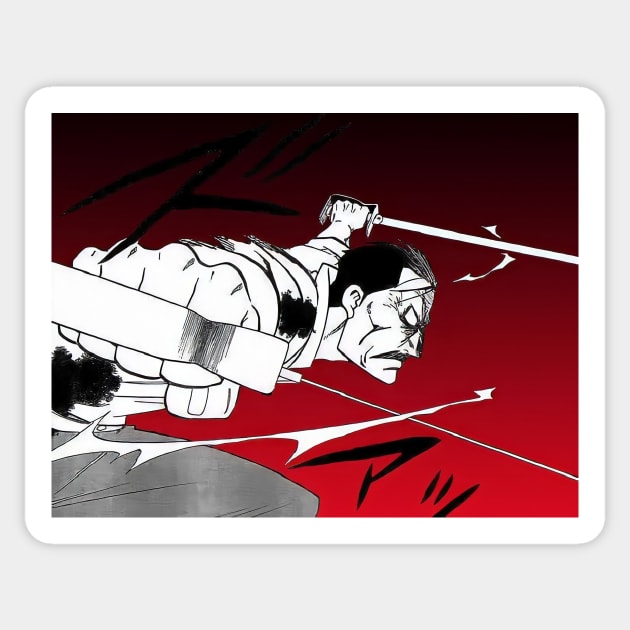 Fullmetal Alchemist - Wrath the Furious Homunculi Sticker by BadassManga